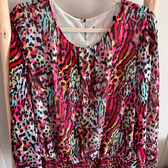 Marc Jacobs Tops - Marc Jacobs Colorful Animal Print Blouse